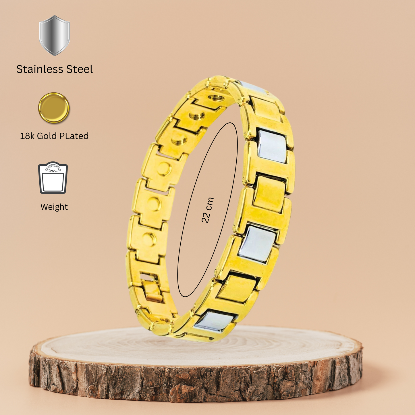 Blaze Gold Bracelet