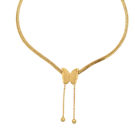 Butterfly Snake Chain Necklace