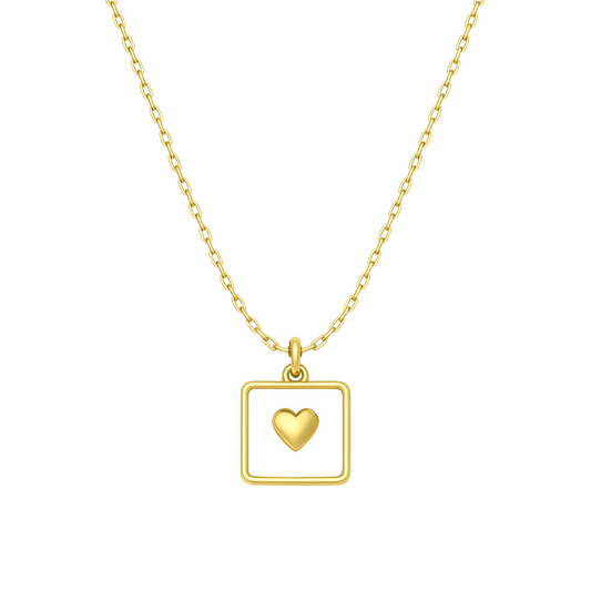 Stardust White Charm Necklace