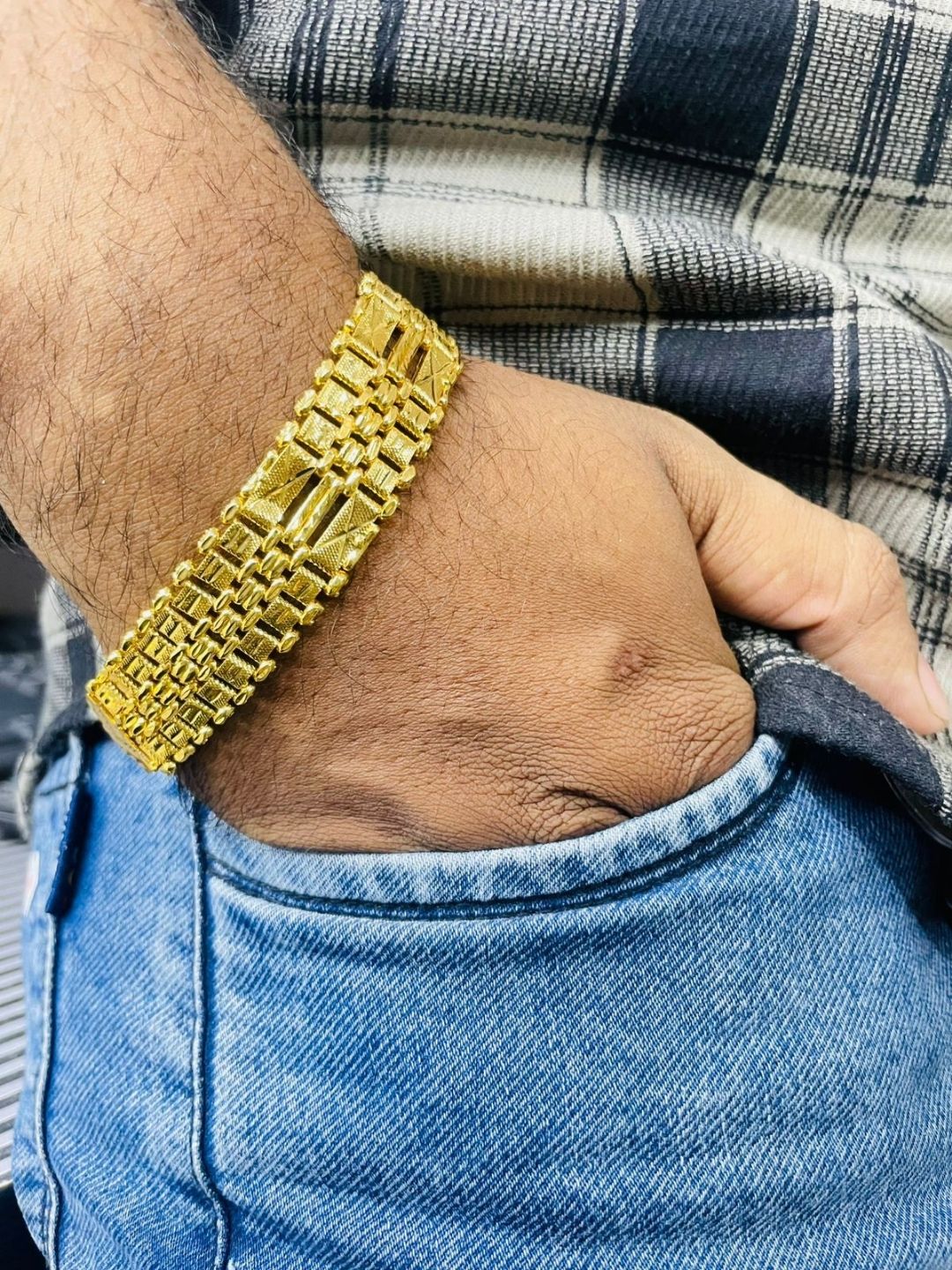 Alpha Luxe Wrap Chain Bracelet