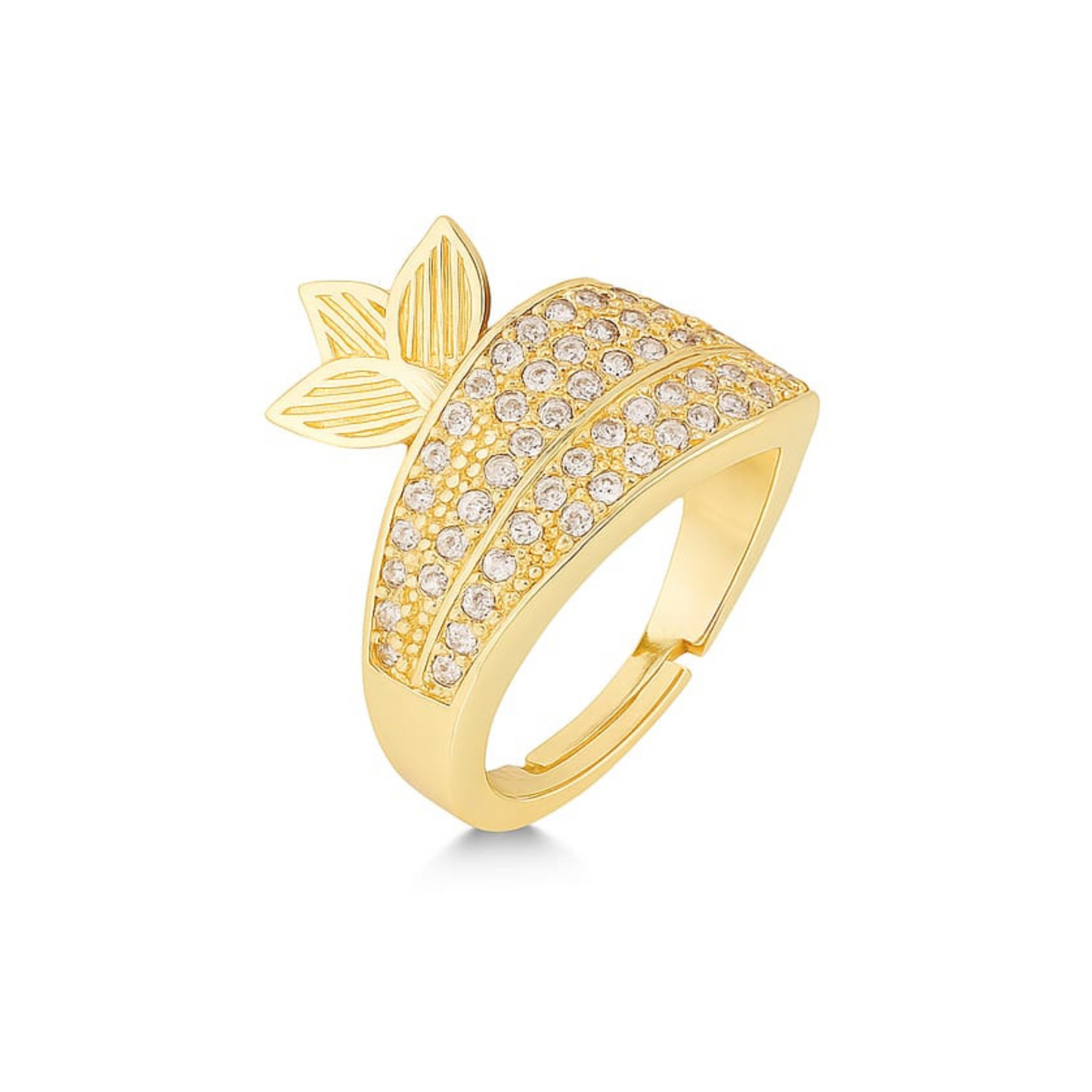 Glam Flick Adjustable Ring