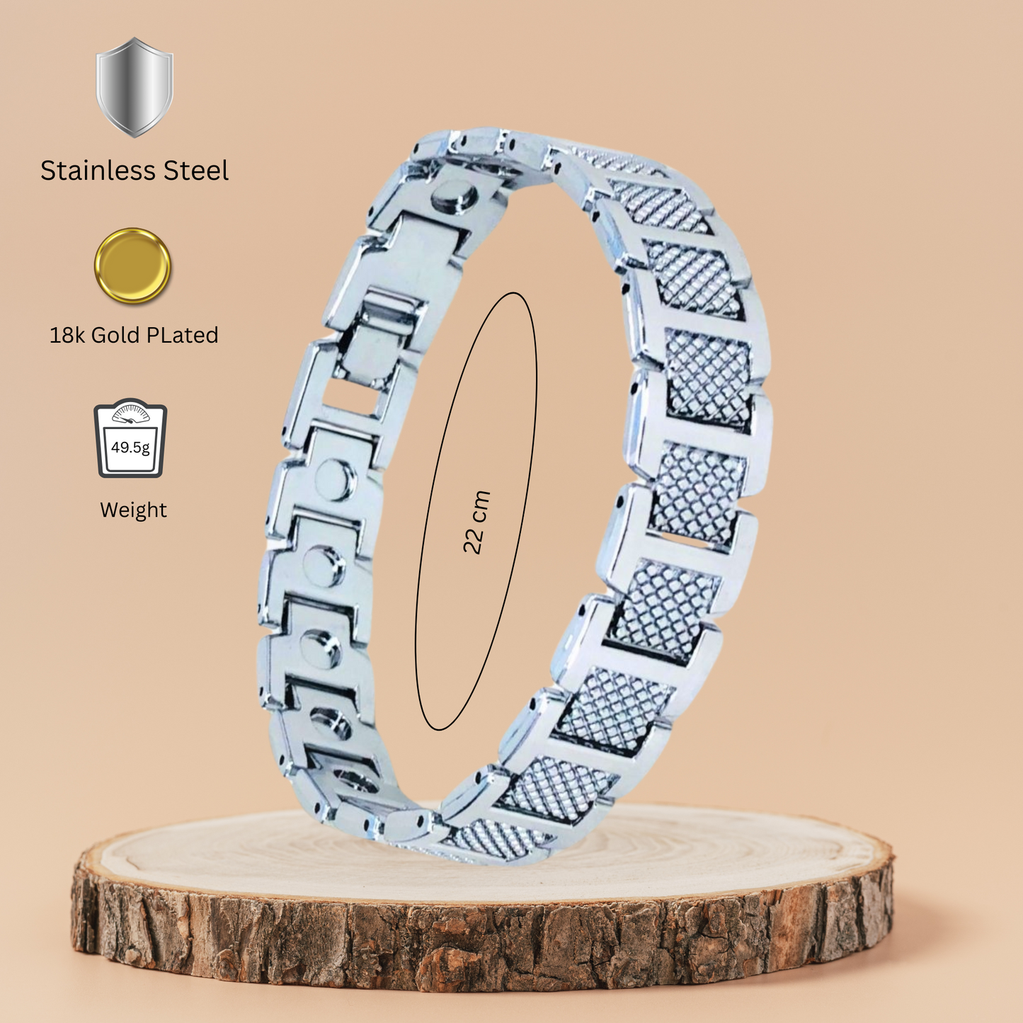 Leo Silver Bracelet