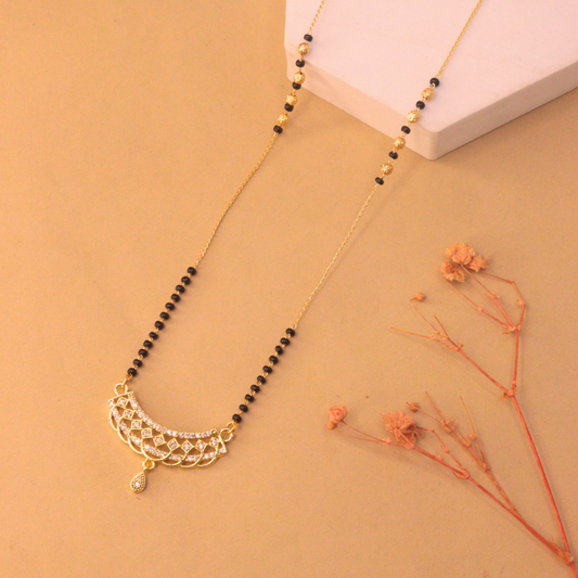 Nikita Mangalsutra | Gold Plated