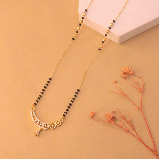 Tanya Mangalsutra | Gold Plated