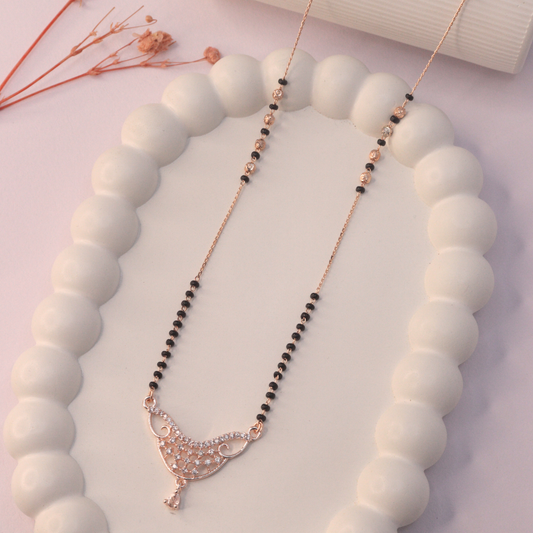 Nandini Mangalsutra | Rose Gold Plated