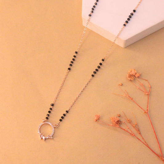 Deepika Mangalsutra | Rose Gold Plated