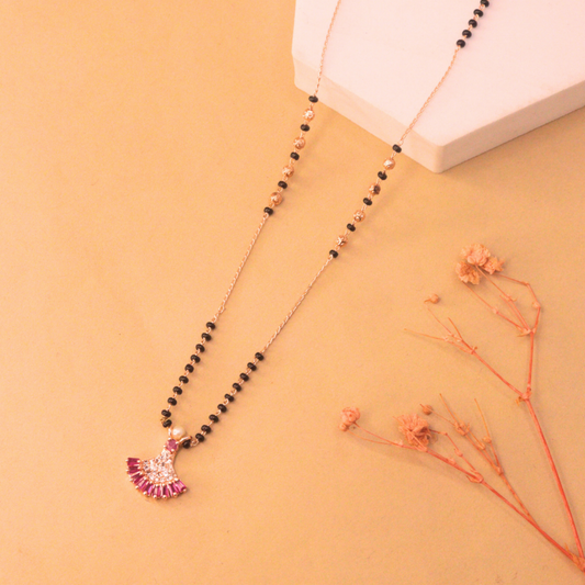 Ishita Mangalsutra | Rose Gold Plated