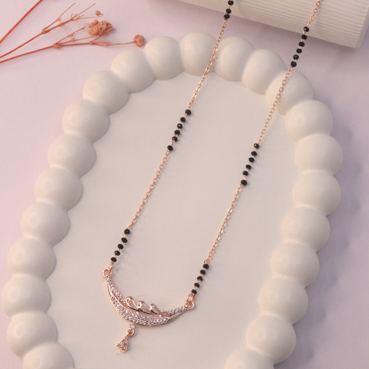 Yashika Mangalsutra | Rose Gold Plated