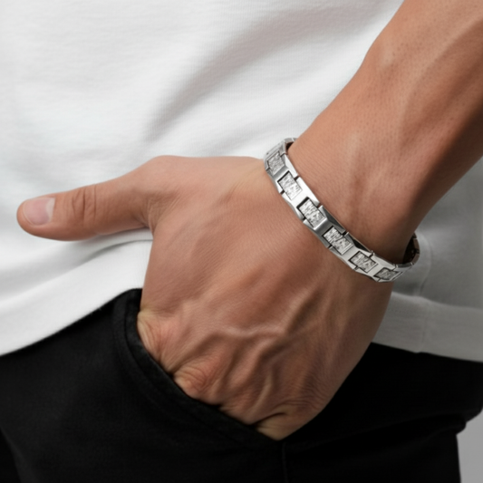 Xander Silver Bracelet