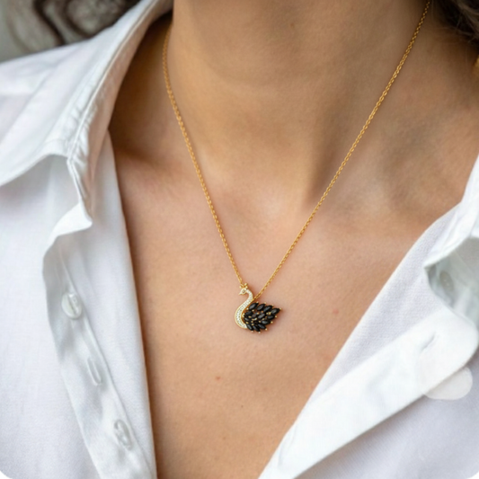 Black Swan Necklace
