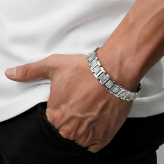 Leo Silver Bracelet