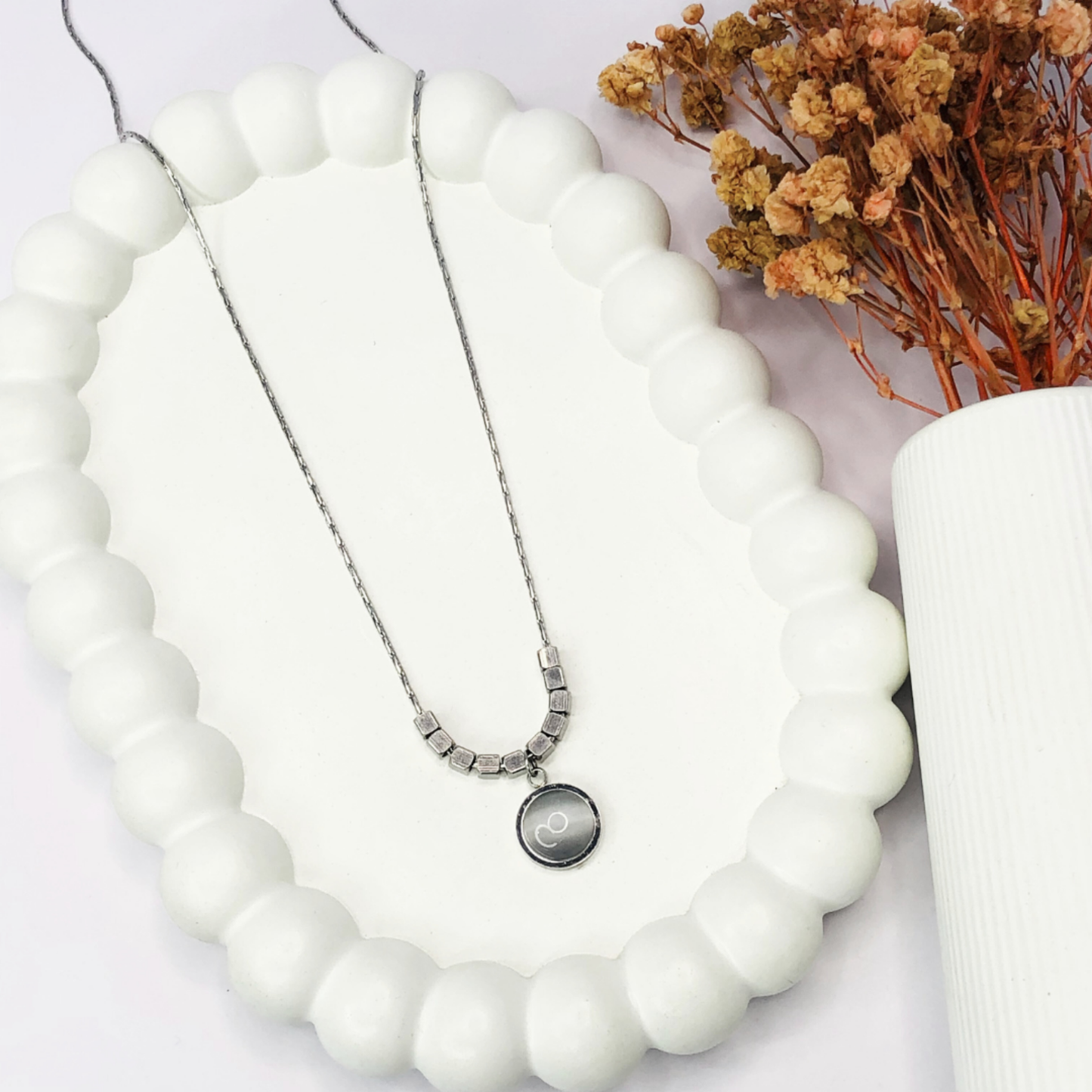 Twilight Gleam Necklace | Silver Plated