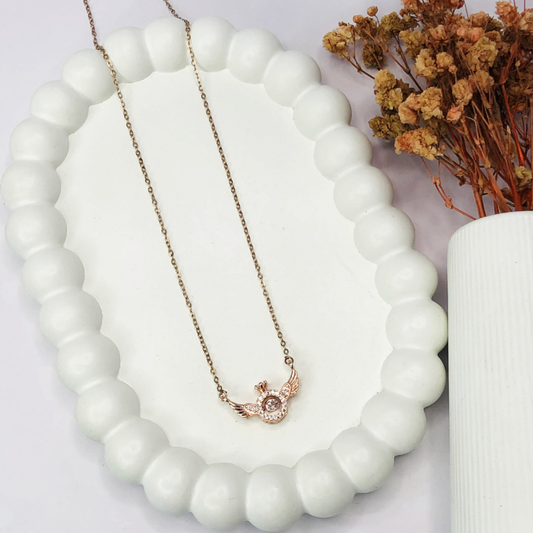 Udata baaj Necklace | Rose Gold Plated