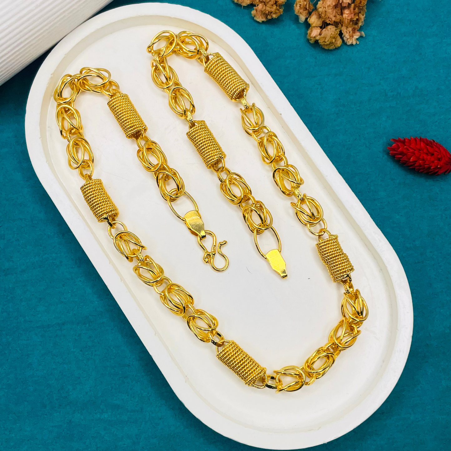 Ornate Gold Chain for Men