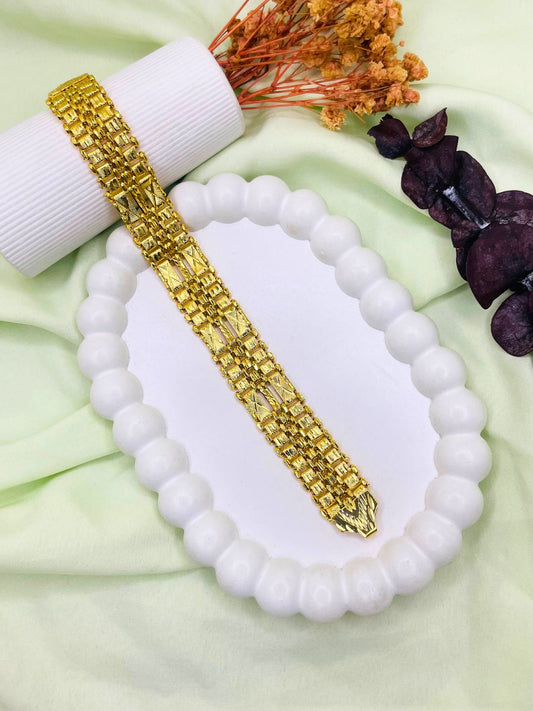 Alpha Luxe Wrap Chain Bracelet
