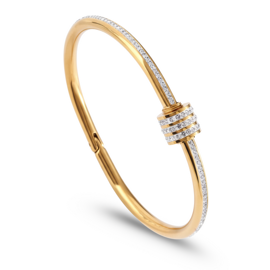 Eliya bracelet 18K gold plated American diamond bracelet for girls and women