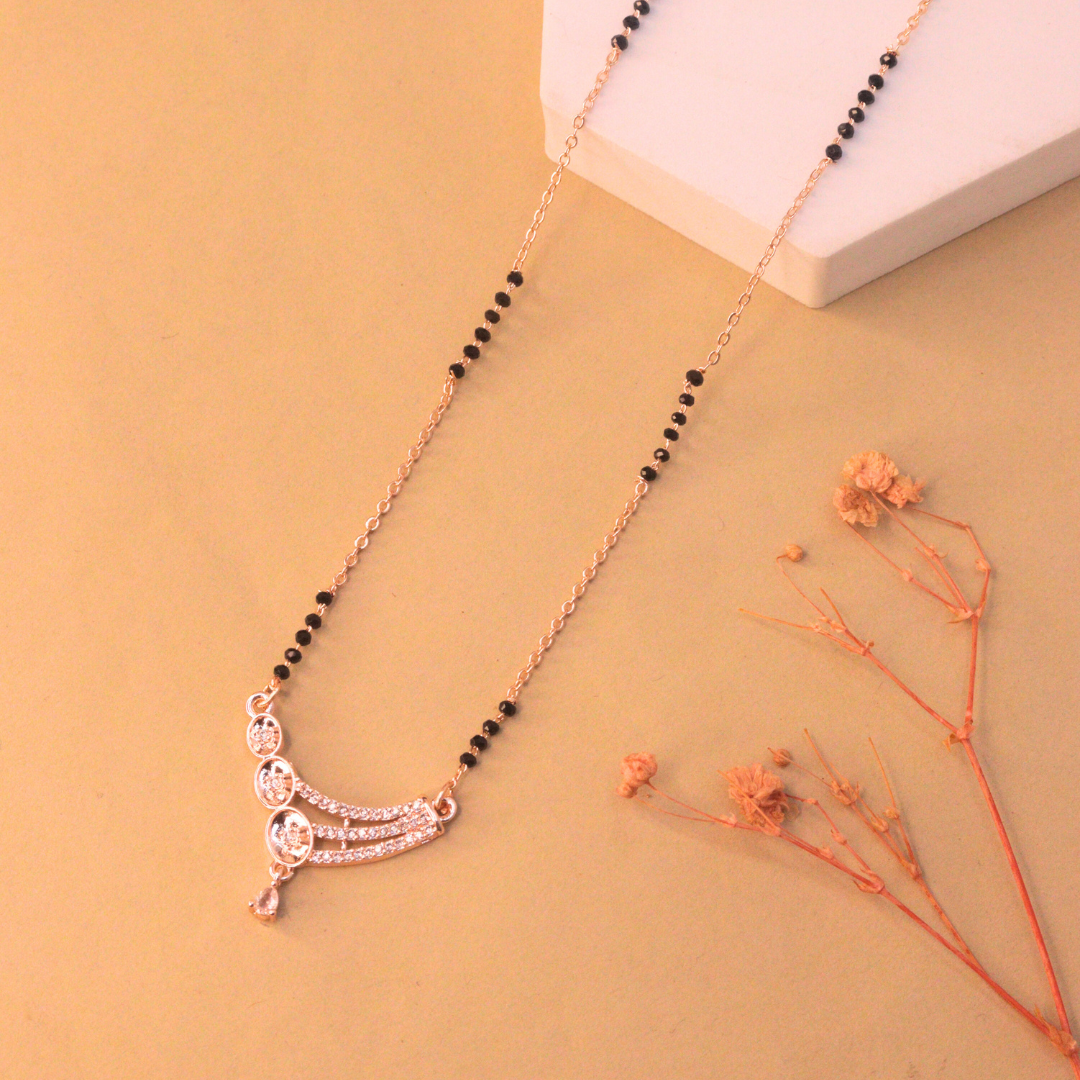 Vaishnavi Mangalsutra | Rose Gold Plated