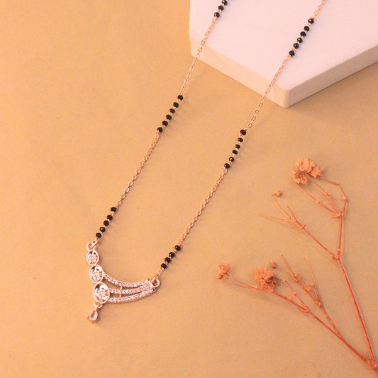 Vaishnavi Mangalsutra | Rose Gold Plated