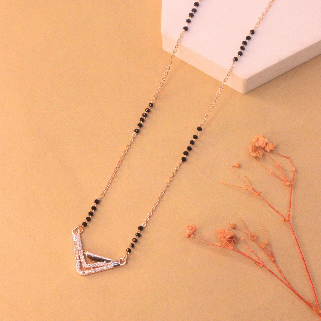 Zoya Mangalsutra | Rose Gold Plated
