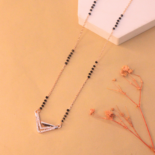 Zoya Mangalsutra | Rose Gold Plated