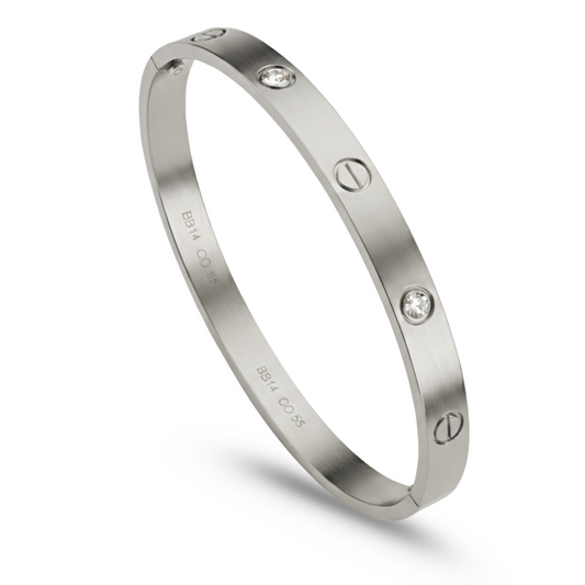 Zyra Bracelet silver plated American diamond bracelet for girls and women