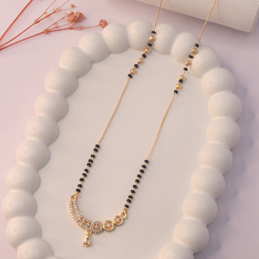 Tanya Mangalsutra | Gold Plated