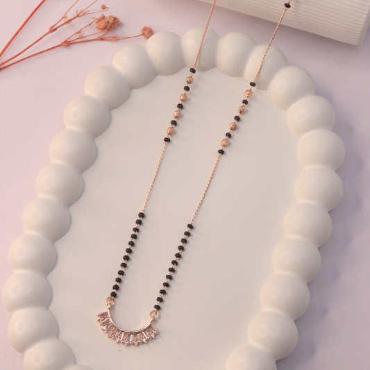 Kavya Mangalsutra | Rose Gold Plated
