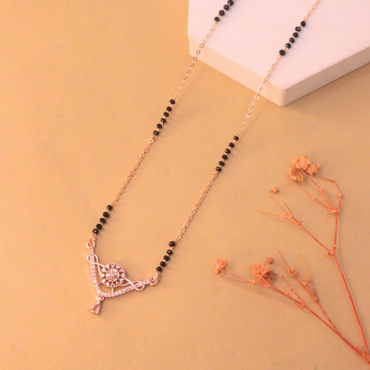 Pallavi Mangalsutra | Rose Gold Plated