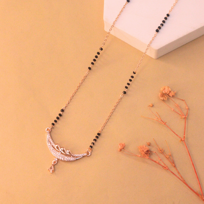 Yashika Mangalsutra | Rose Gold Plated