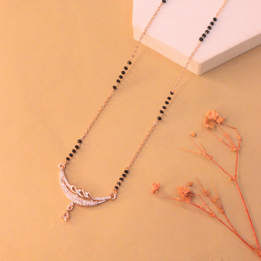 Yashika Mangalsutra | Rose Gold Plated
